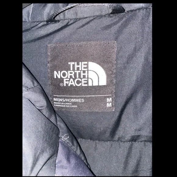 TNF The North Face Gotham Down Coat Dryvent EUC Gray with removable fur collar - Picture 3 of 7